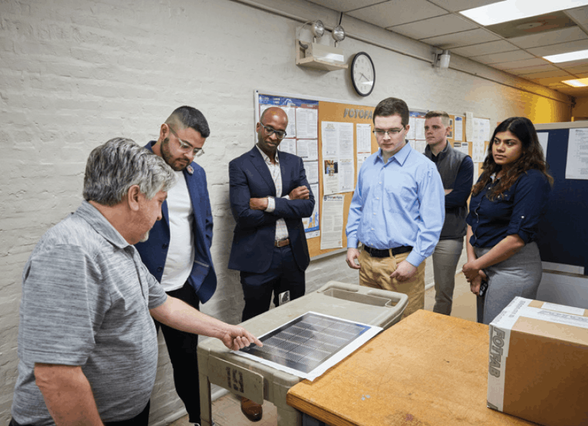 DePaul MBA students tour Fotofab